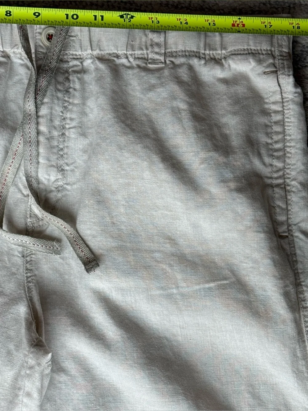 Tommy Bahama Men's Light Beige Linen Pants